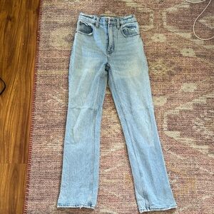 Abercrombie & Fitch Light Blue Straight Leg Jeans